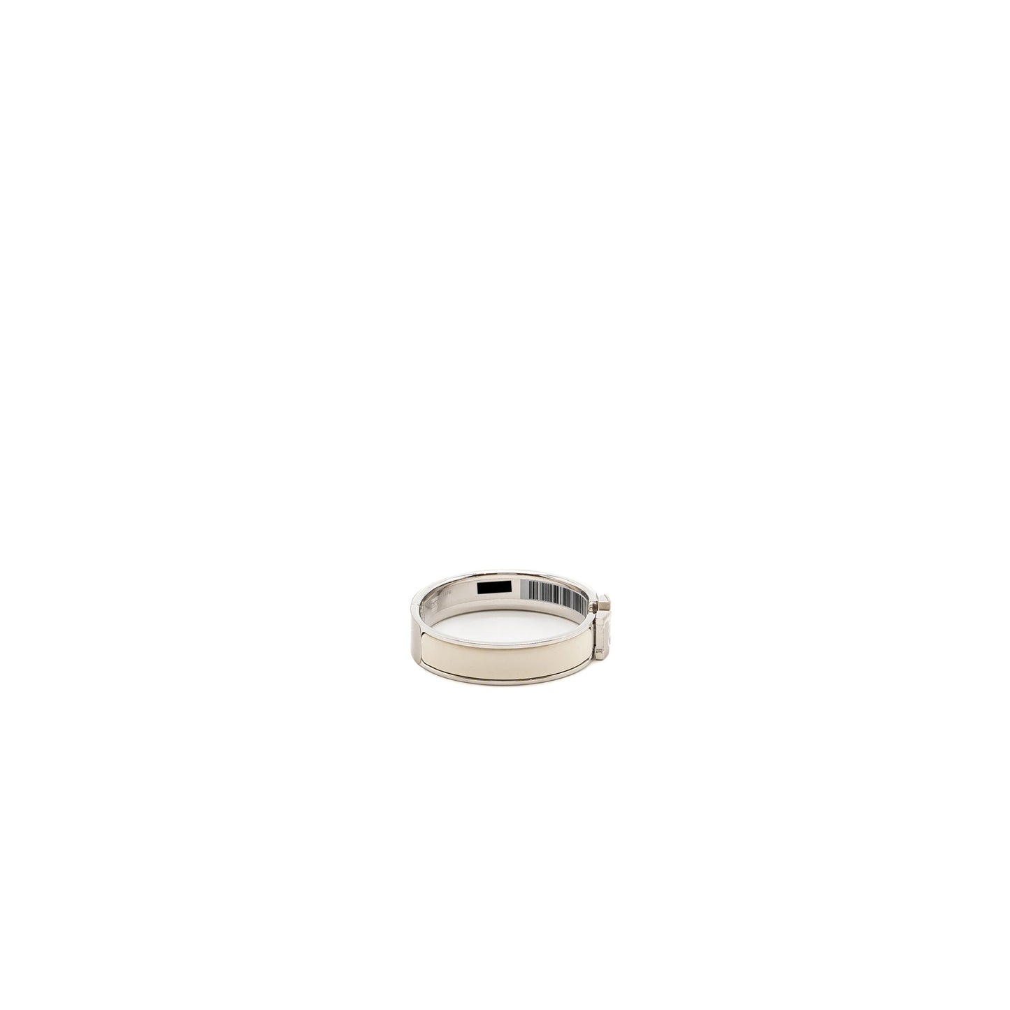Hermes size PM clic H bracelet craie SHW