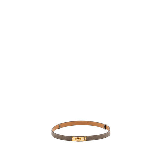 hermes classic kelly belt epsom etoupe RGHW stamp Y