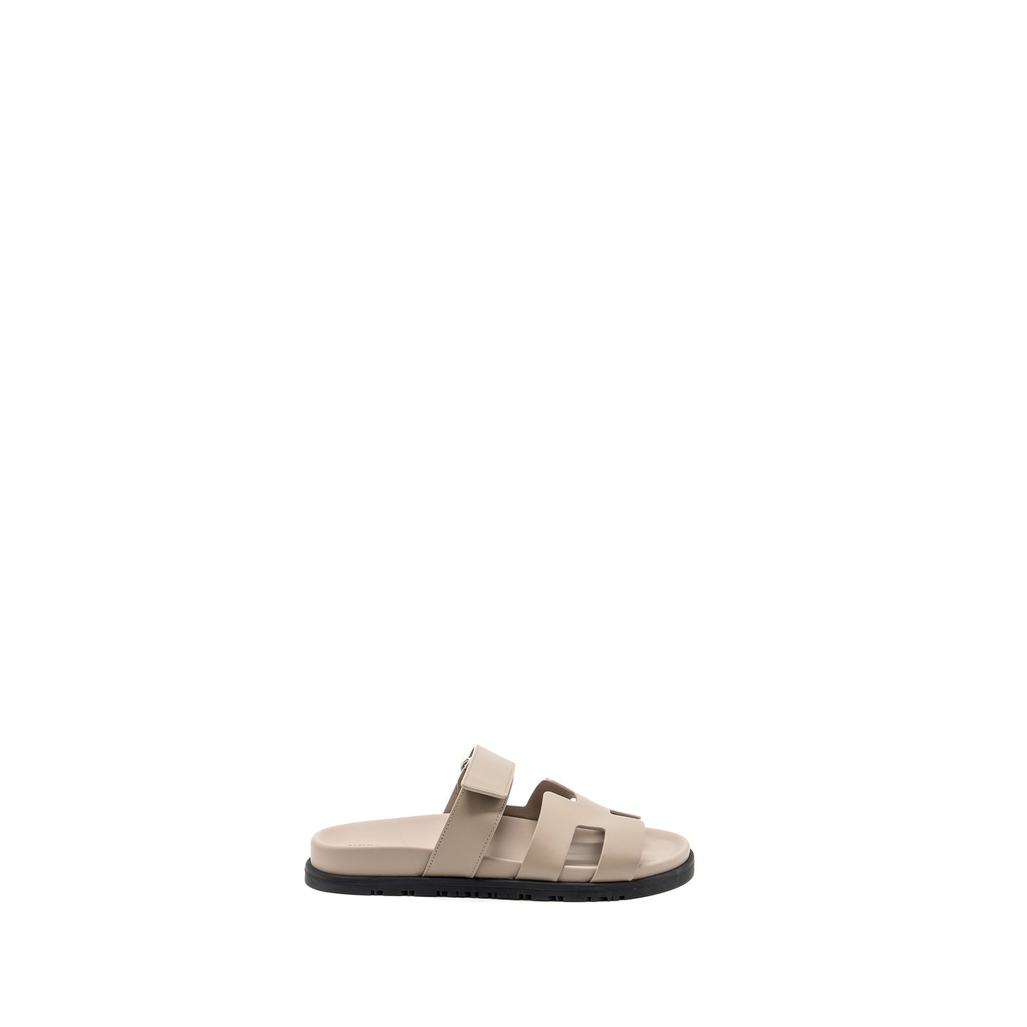 Hermes size 37 chypre sandals beige mastic
