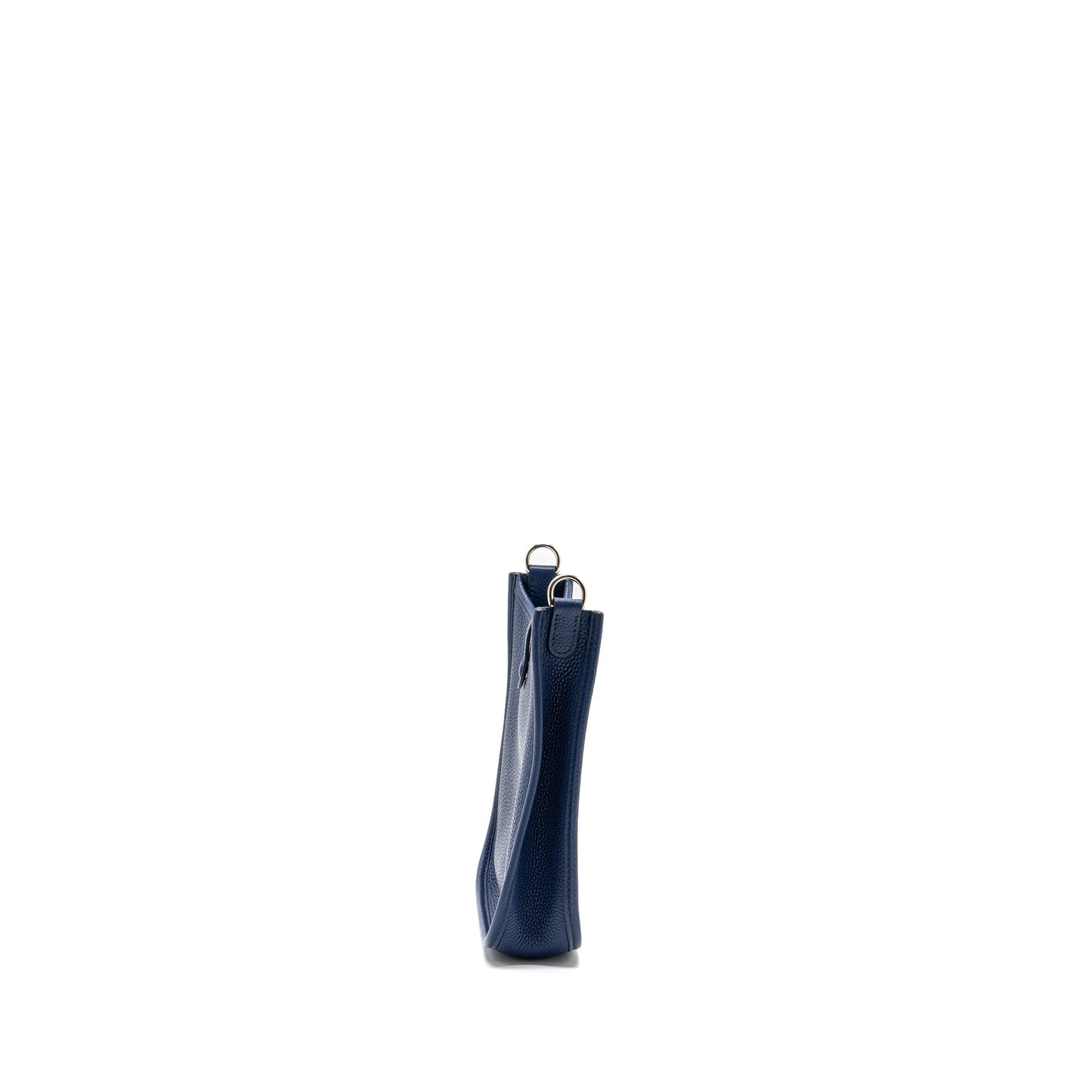 Hermes mini evelyne clemence blue saphir with multicolor strap SHW stamp Y