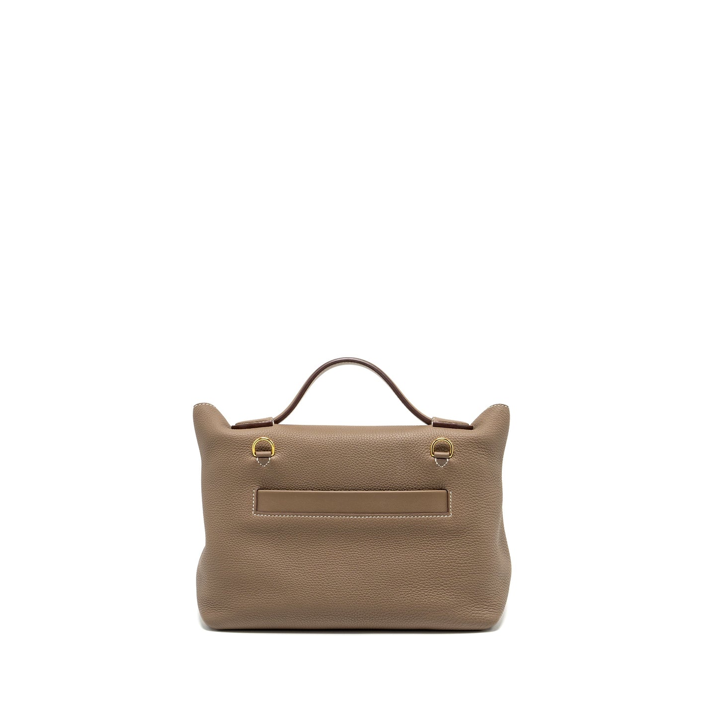Hermes 2424 24/24-29 bag Togo/Swift etoupe GHW Stamp Z