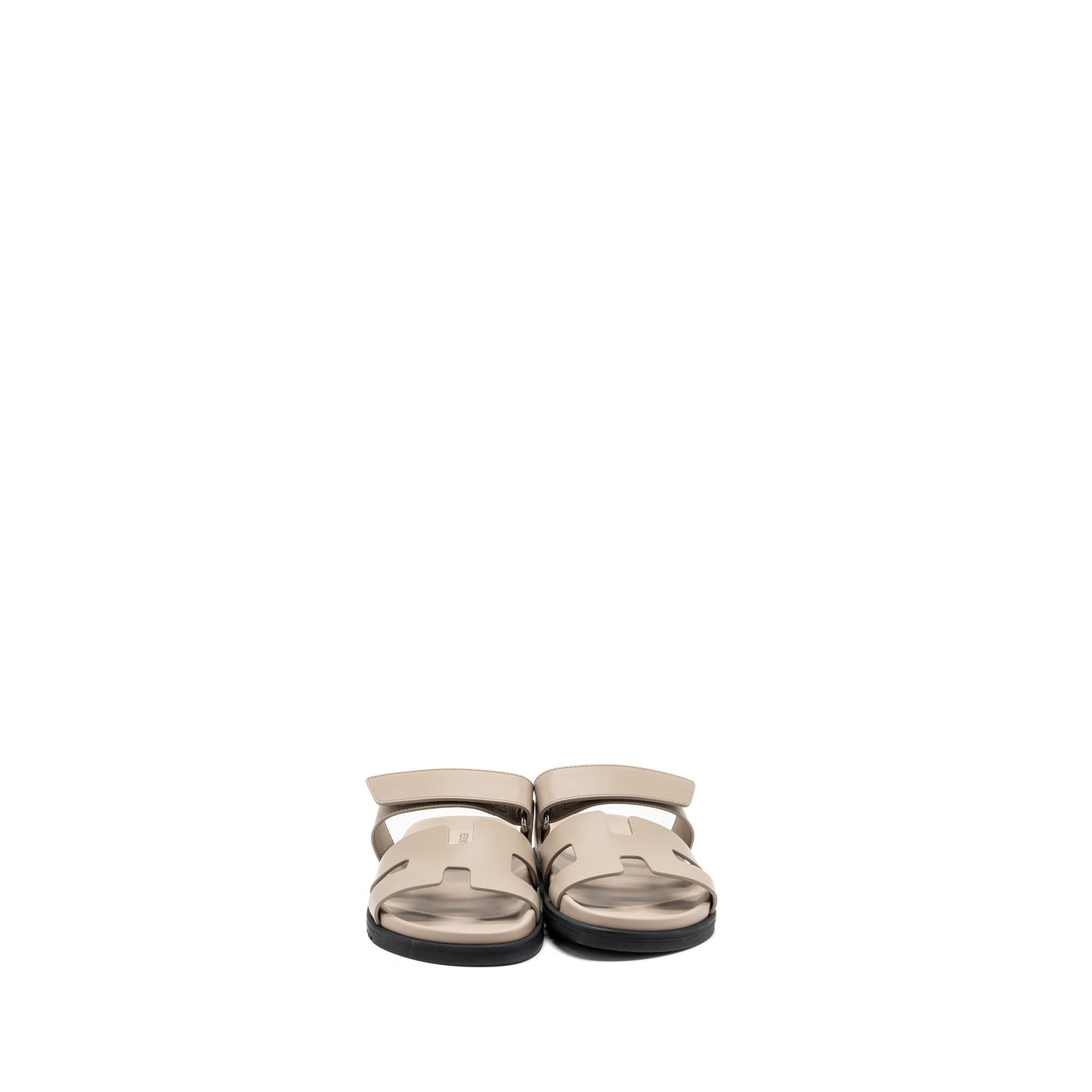 Hermes size 37 chypre sandals beige mastic