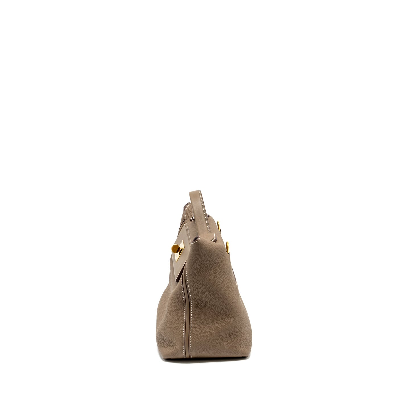 Hermes 2424 24/24-29 bag Togo/Swift etoupe GHW Stamp Z