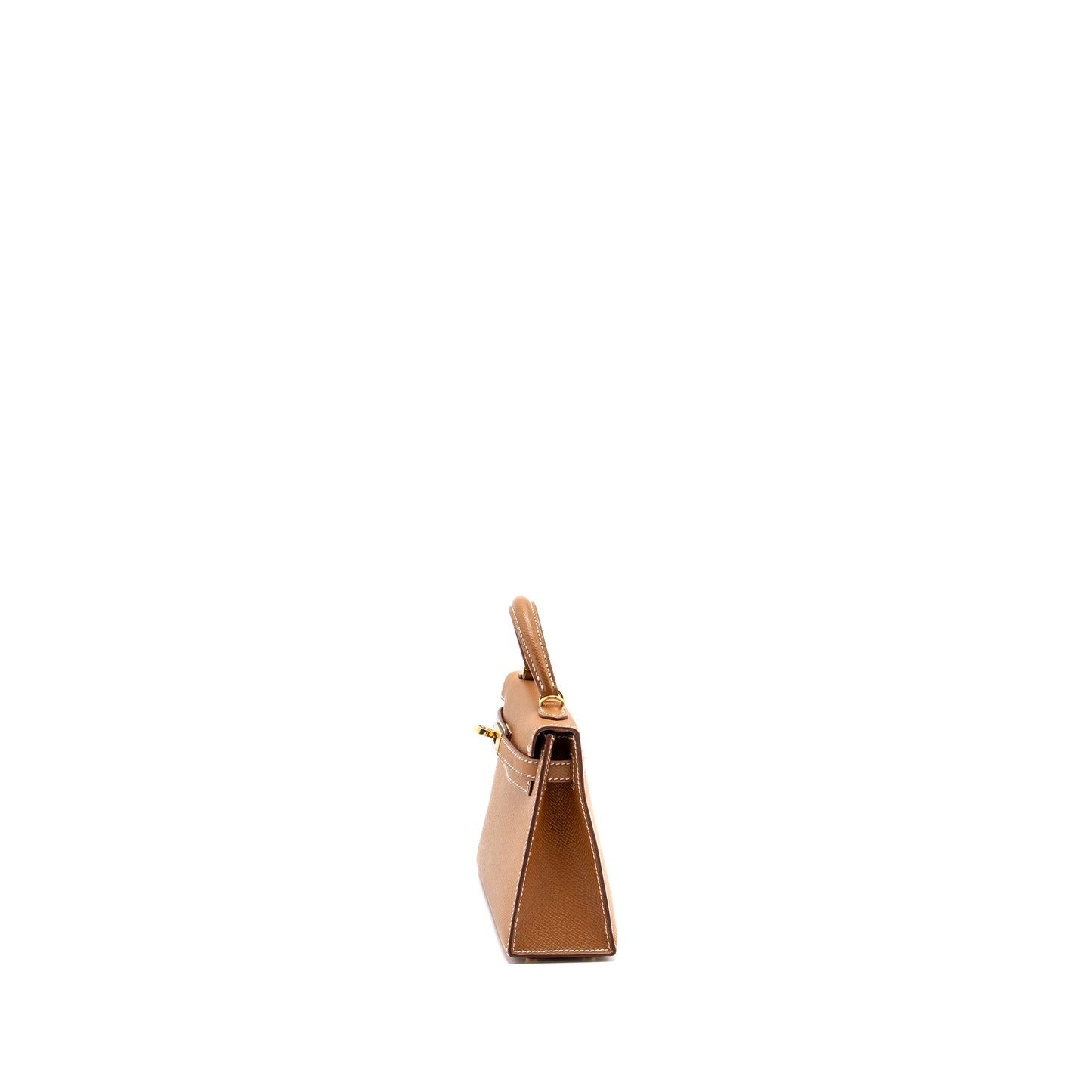 Hermes Mini Kelly Epsom Gold GHW Stamp Z
