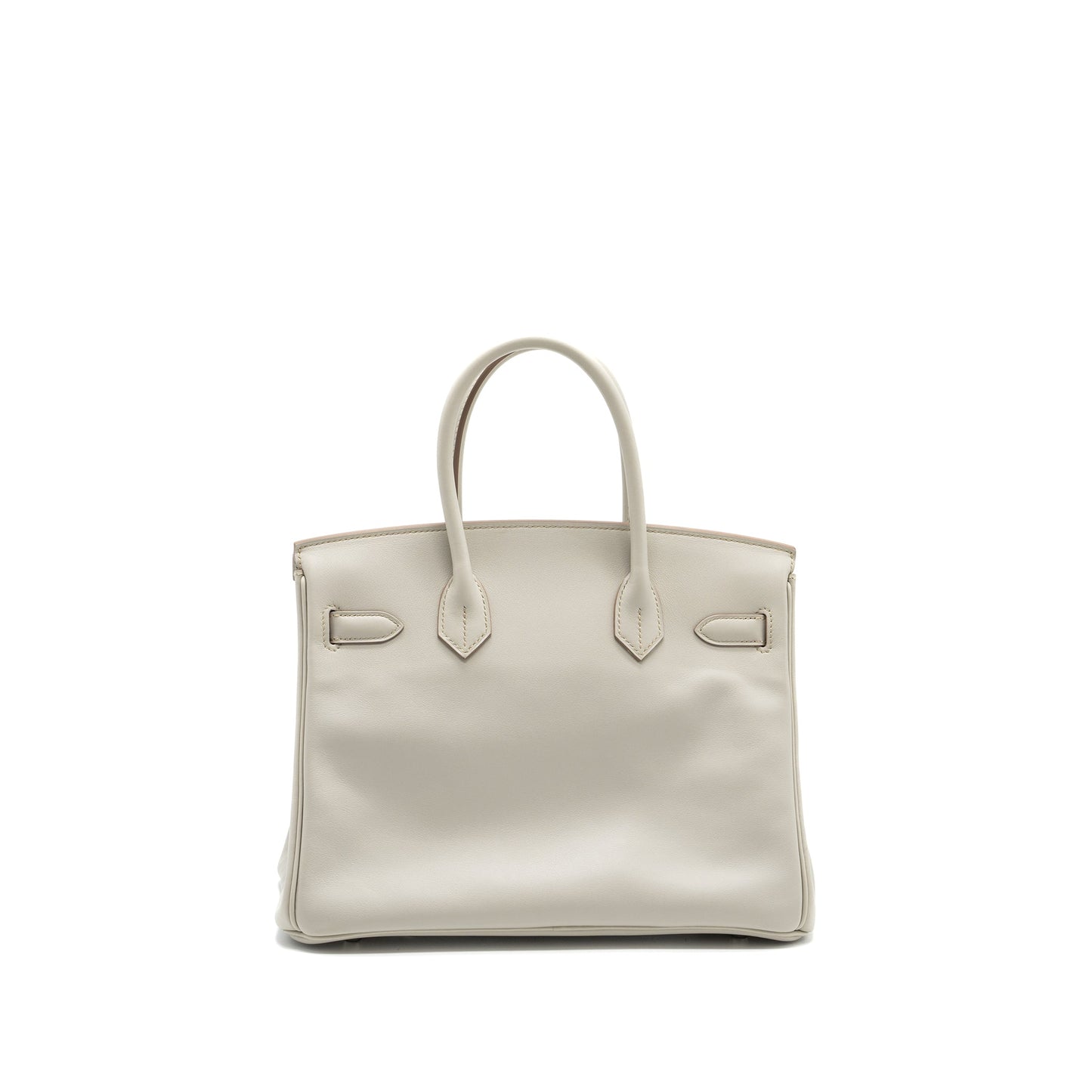 Hermes birkin 30 swift gris perle SHW stamp square R