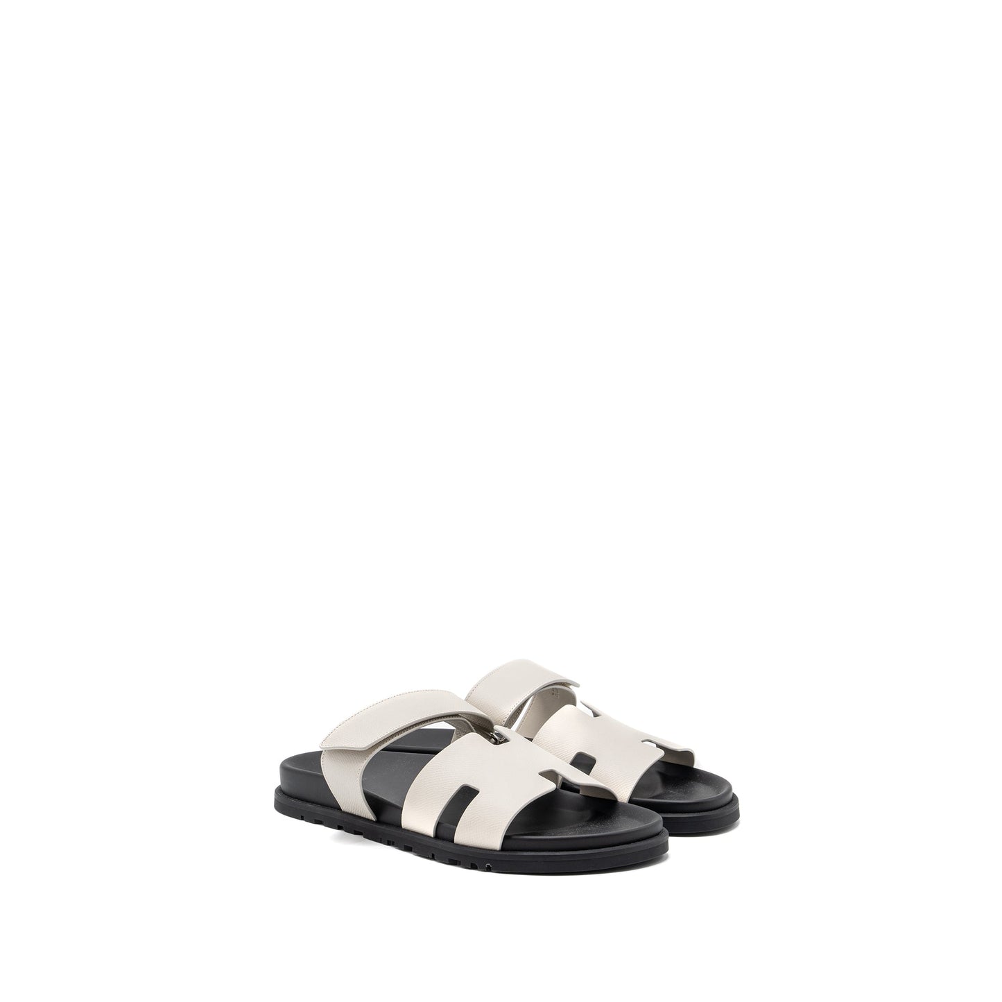 Hermes Size 43 Chypre Sandals Epsom Beige Glaise