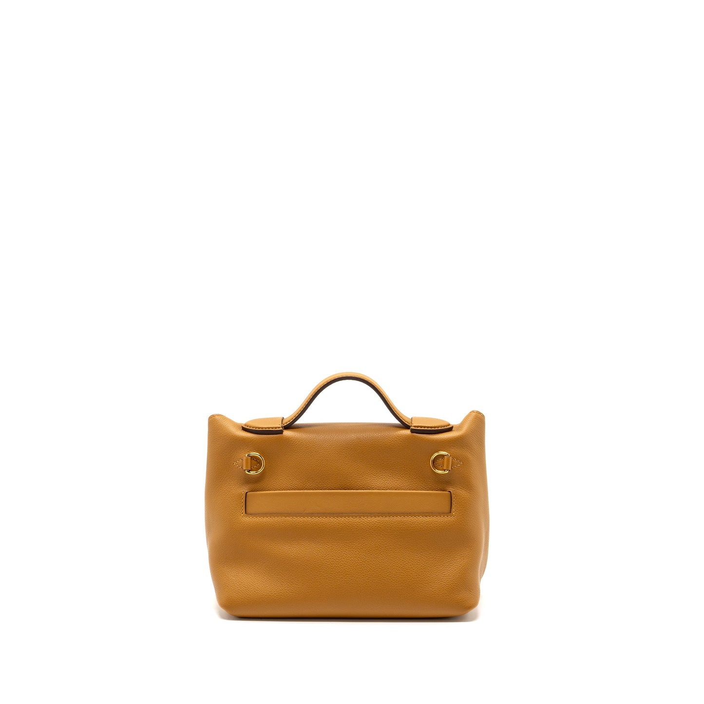 Hermes Mini 2424 Evercolor/Swift Caramel/Sesame/Rouge GHW Stamp U