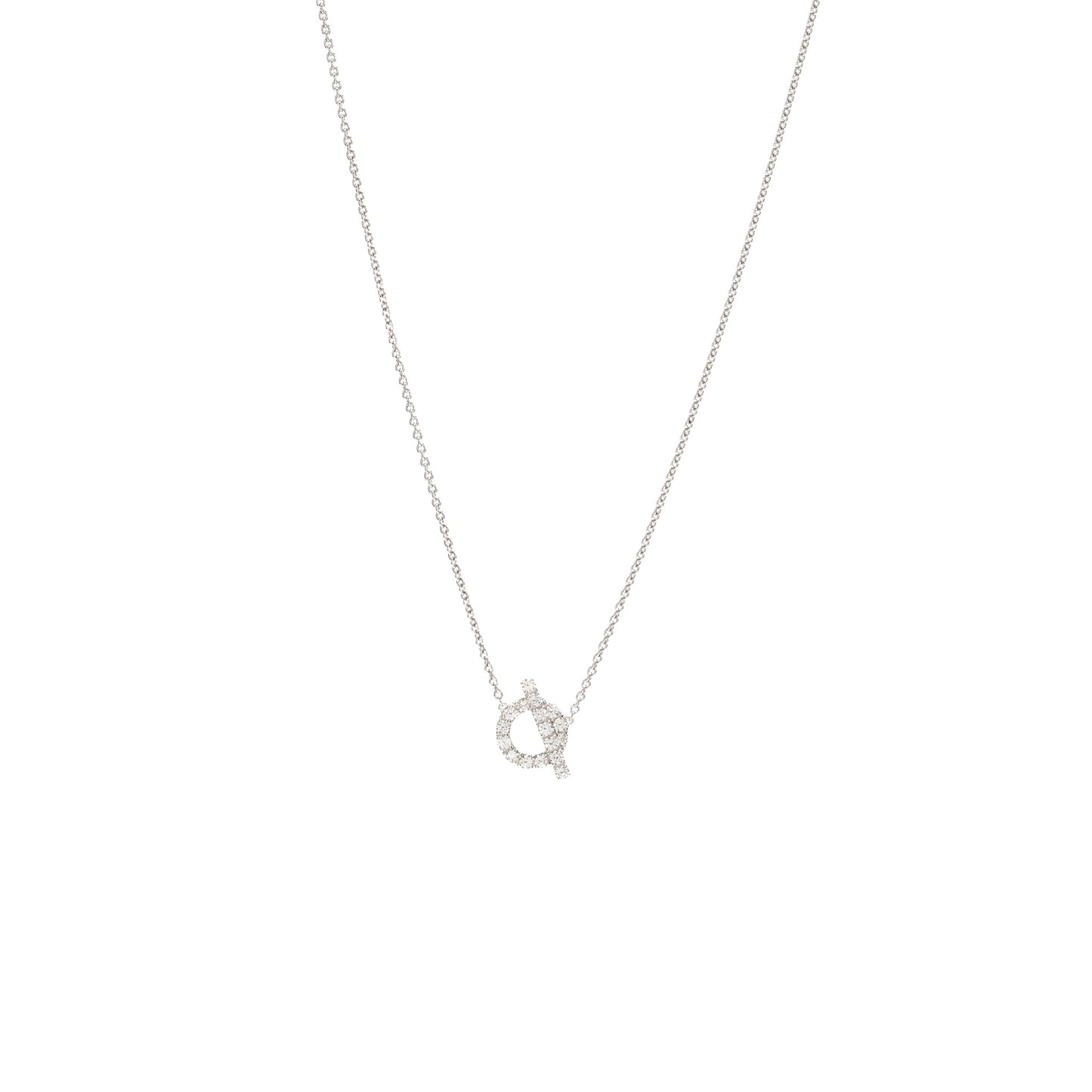Hermes finesse necklace white gold Diamonds