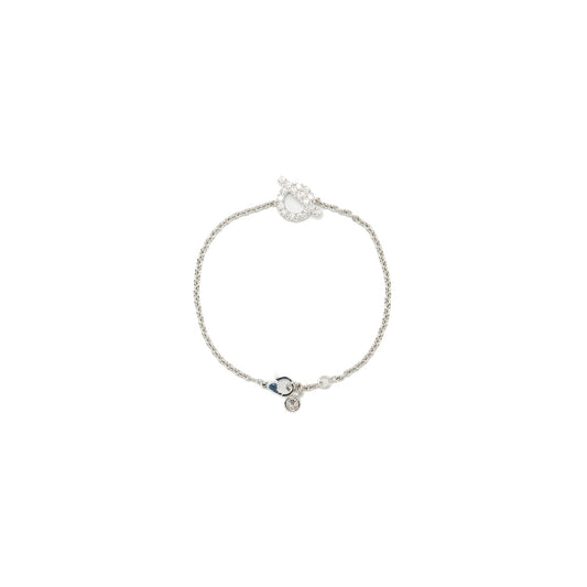 Hermes Size ST Finesse Bracelet White Gold Diamonds