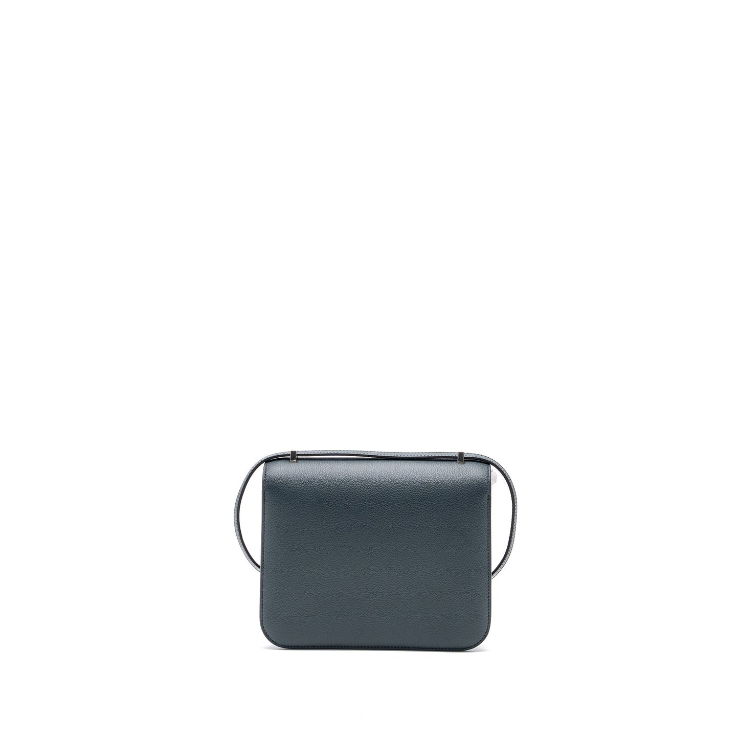 Hermes mini constance evercolor / alligator buckle vert rousseau / vert jade SHW stamp B
