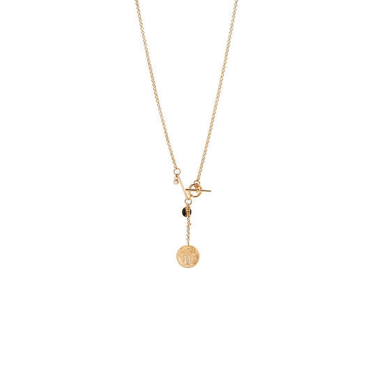 Hermes Ex-Libris Pendant Small Model, Rose Gold