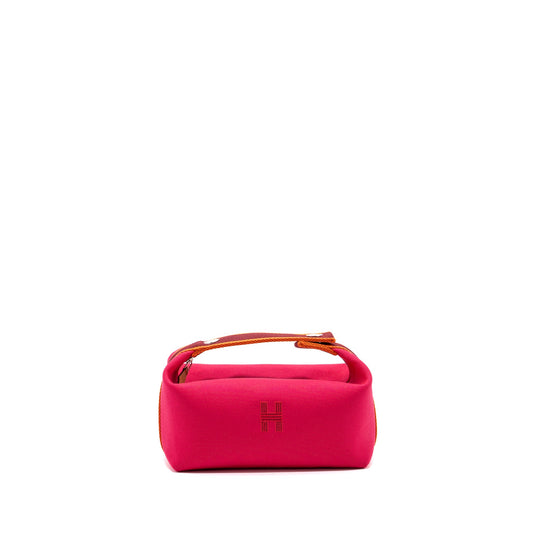Hermes Trousse De Toilette Bride A Brac Canvas Hibiscus SHW