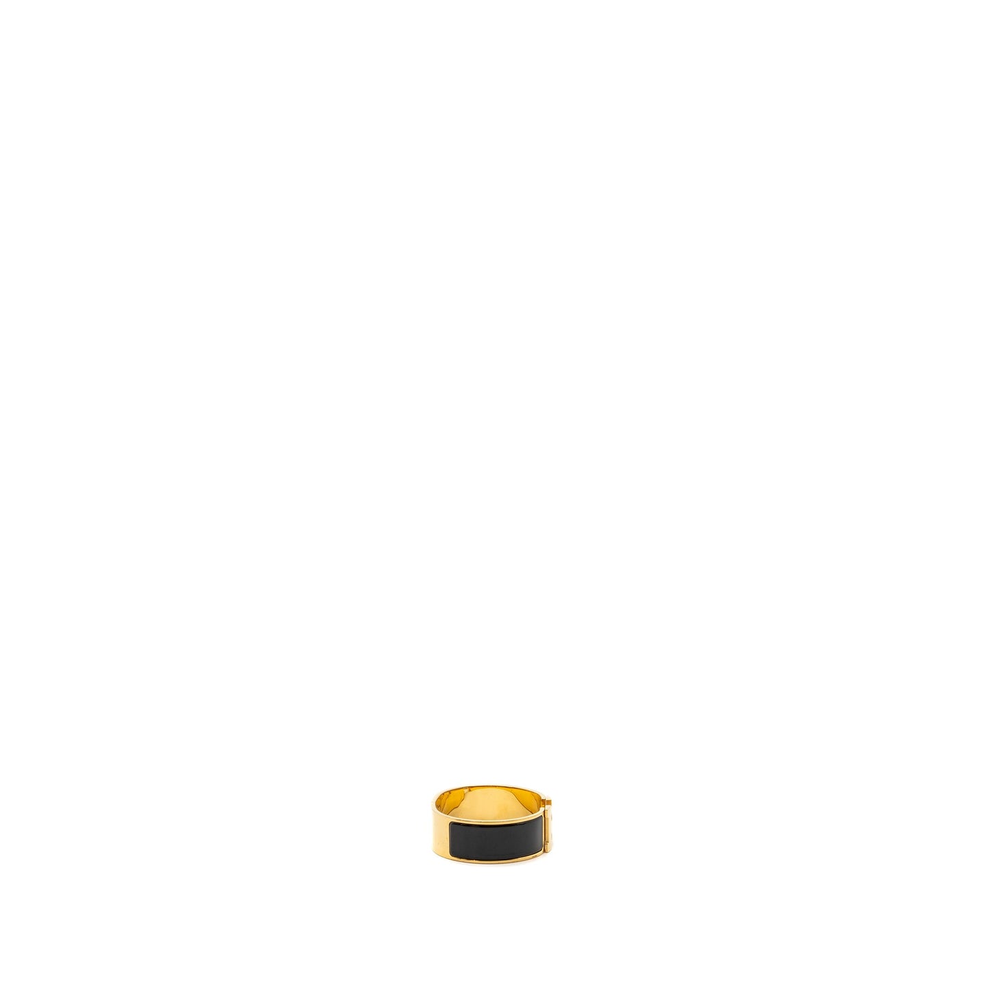 Hermes size PM Clic Clac H Bracelet Black GHW
