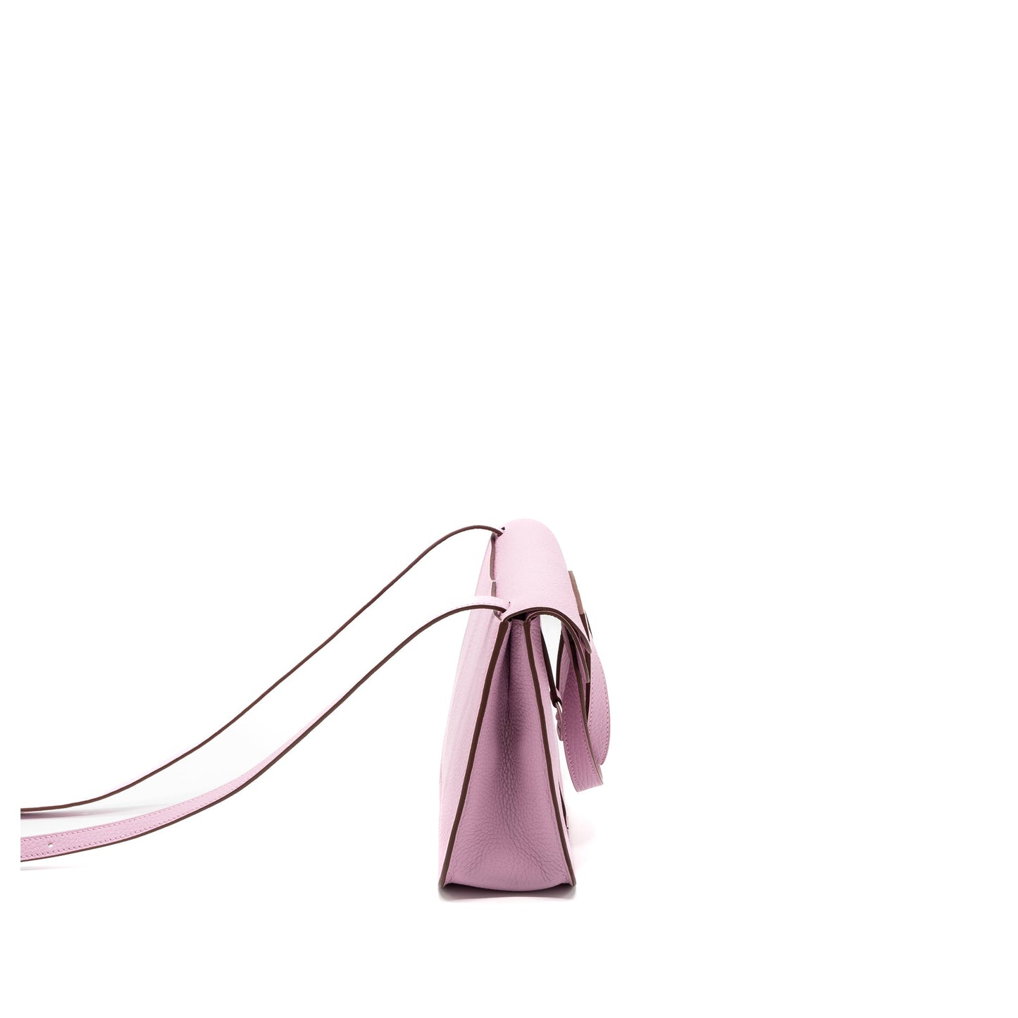 Hermes Halzan 25 Clemence X9 Mauve Sylvestre SHW Stamp U