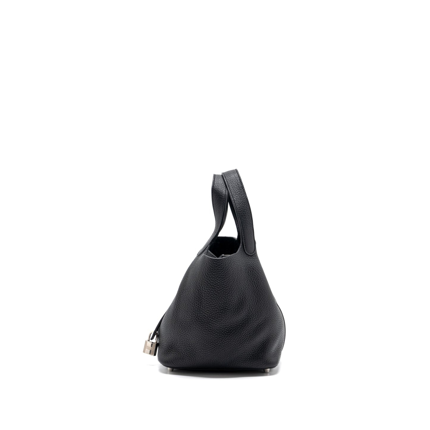 Hermes Picotin 18 Clemence Black SHW Stamp A