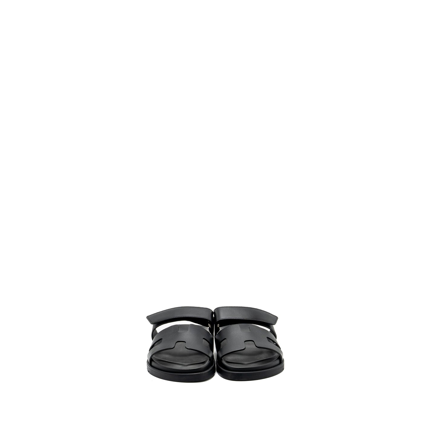 Hermes size 35 chypre sandals black
