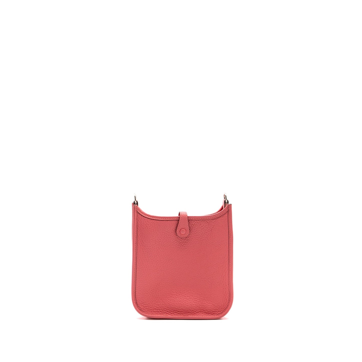 Hermes mini evelyne clemence rose with multicolor strap SHW stamp Y