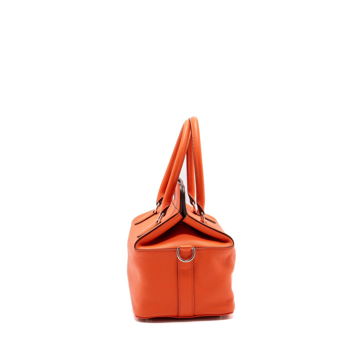Hermes toolbox 20 evercolor orange poppy / Bordeaux SHW stamp A