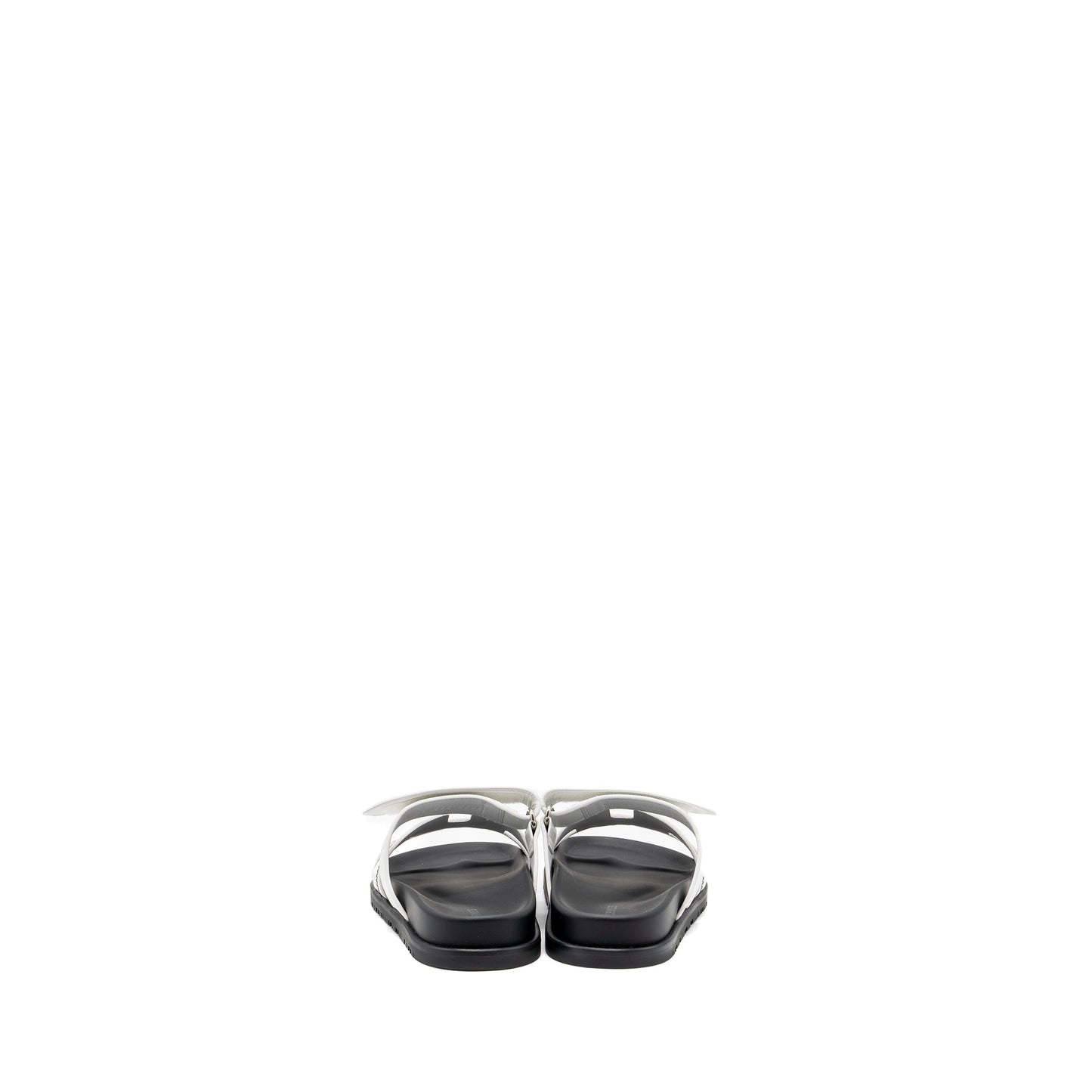 Hermes Size 36.5 Chypre Sandals Star Embroidered White