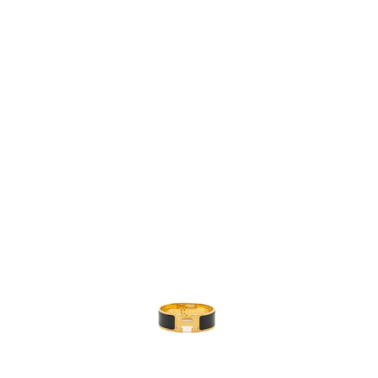 Hermes size PM Clic Clac H Bracelet Black GHW