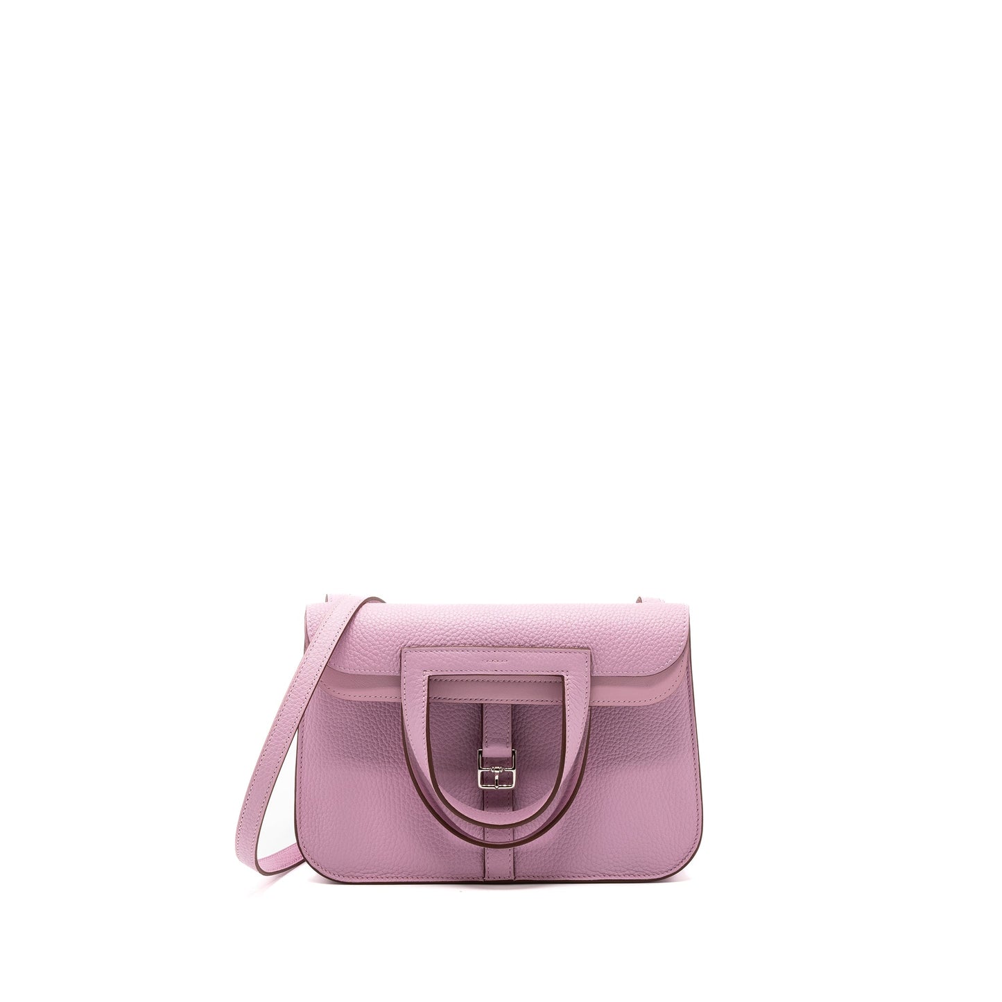 Hermes Halzan 25 Clemence X9 Mauve Sylvestre SHW Stamp U