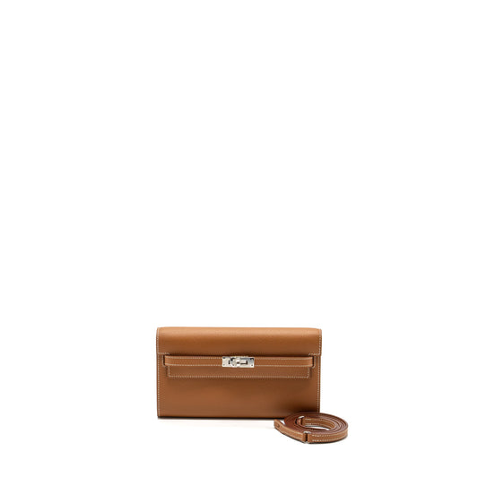 hermes kelly to go epsom gold SHW stamp Z