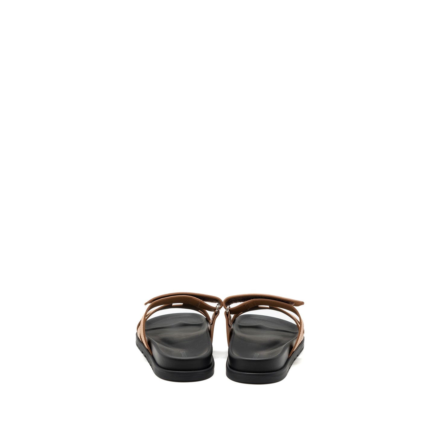 HERMES SIZE 38.5 CHYPRE SANDALS Star embroidered in NATURAL
