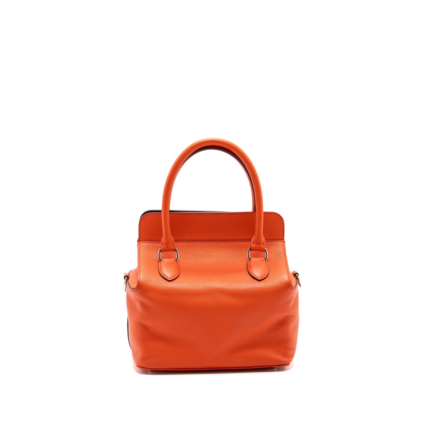 Hermes toolbox 20 evercolor orange poppy / Bordeaux SHW stamp A