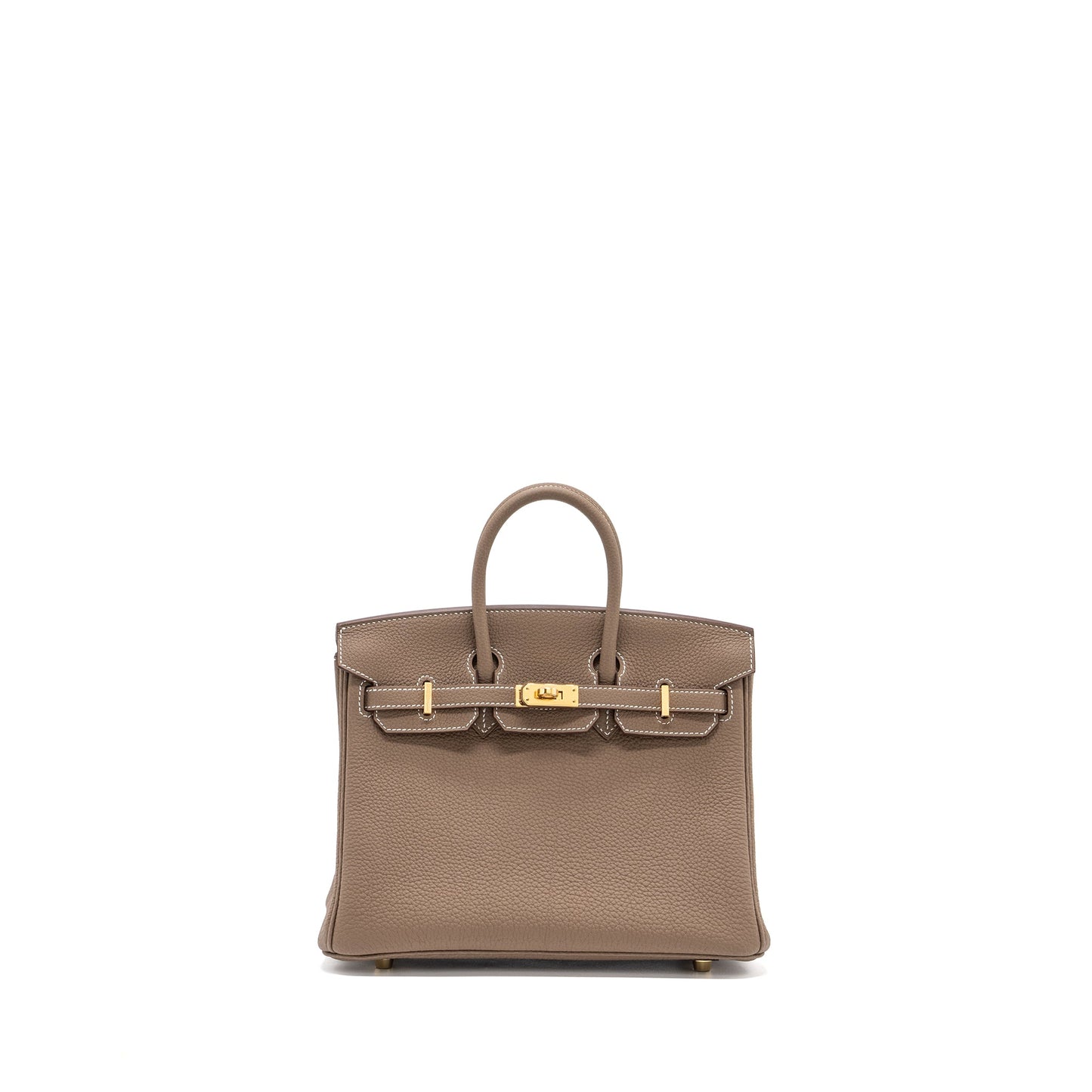 Hermes Birkin 25 Togo Etoupe GHW Stamp U