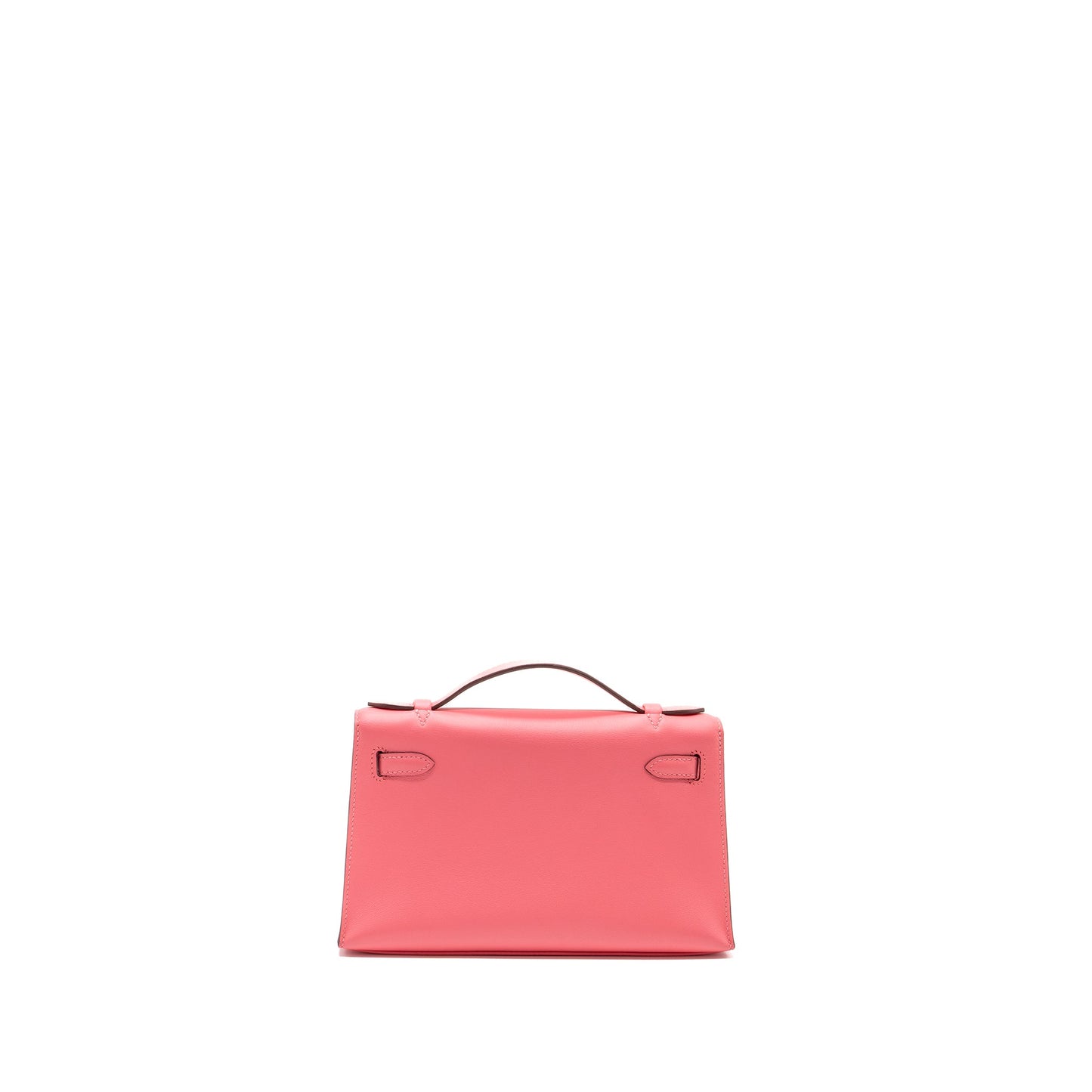 Hermes kelly pochette swift rose azalee GHW stamp D