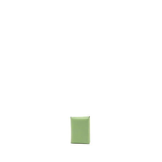 Hermes Calvi card holder epsom vert criquet SHW stamp B