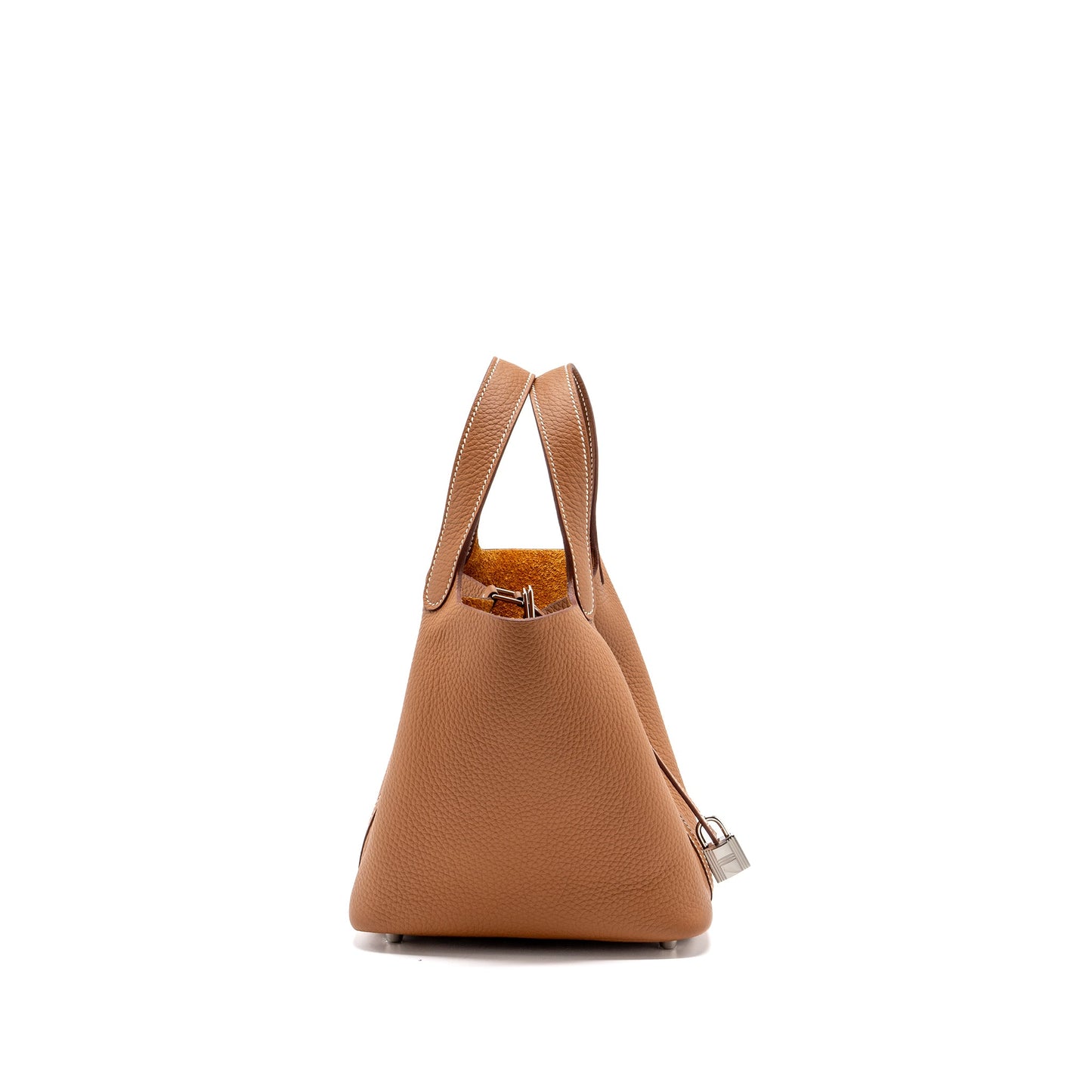 Hermes Picotin 18 Clemence Gold SHW Stamp B