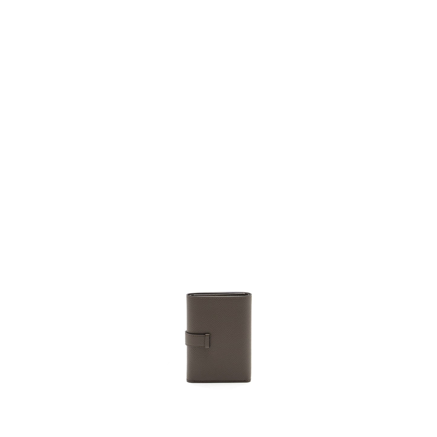Hermes Bearn Compact Wallet Epsom Gris Etain RGHW Stamp U