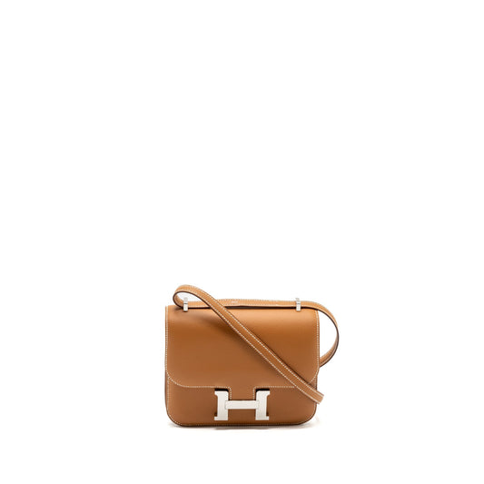 Hermes Mini Constance Epsom Gold SHW Stamp B(new version)