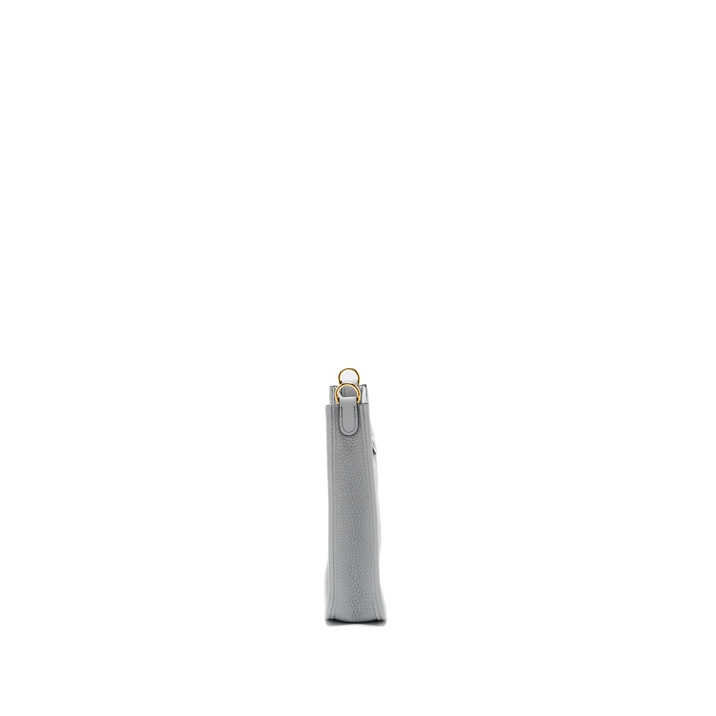 Hermes Mini Evelyne Clemence Blue Pale/Nata GHW Stamp B