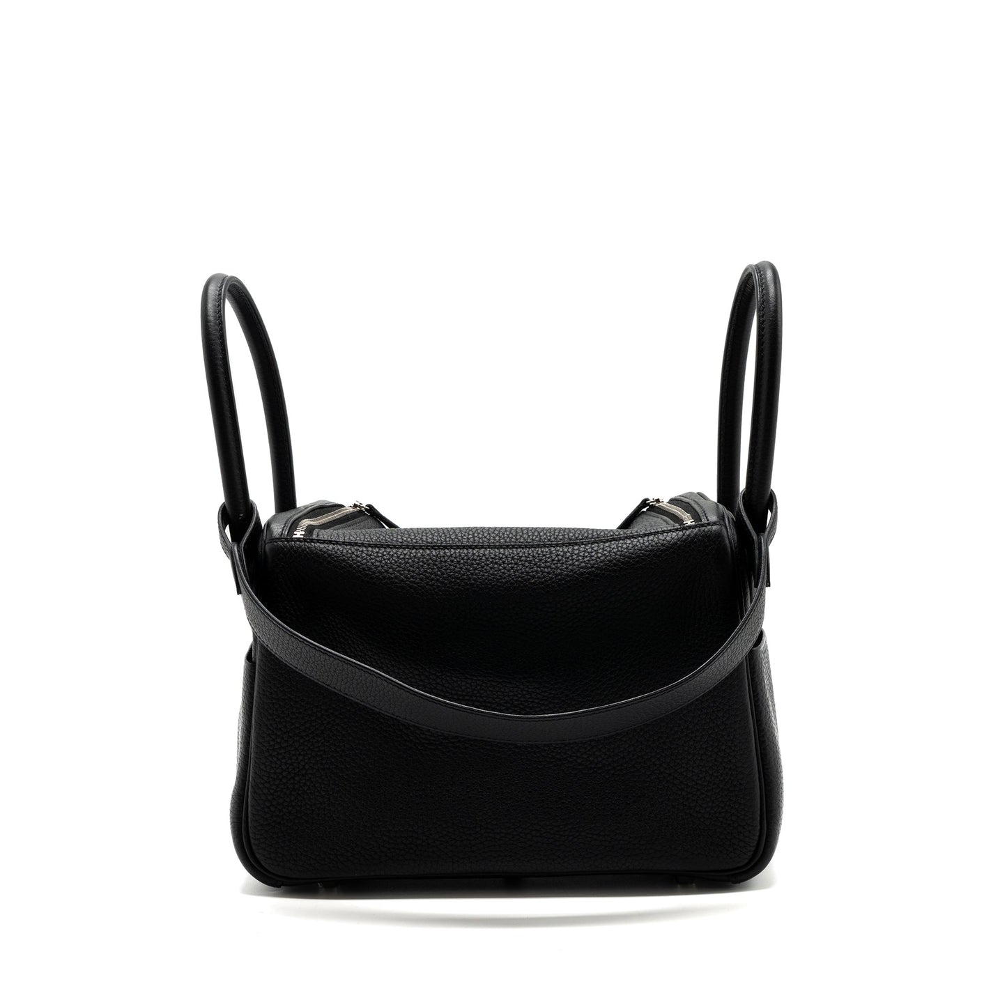 Hermes Lindy 26 Clemence Black SHW Stamp Y