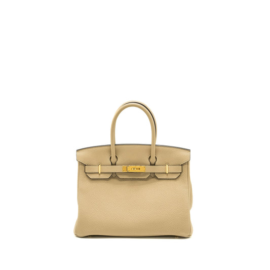 Hermes birkin 30 togo Trench GHW Stamp X