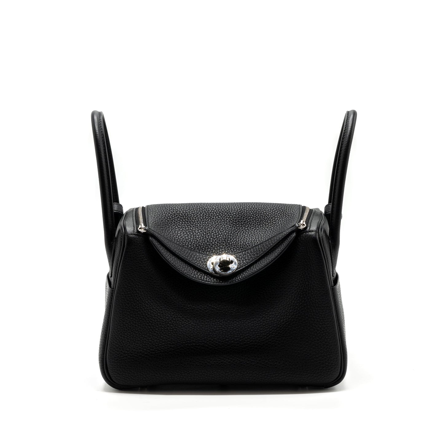 Hermes Lindy 26 Clemence Black SHW Stamp Y