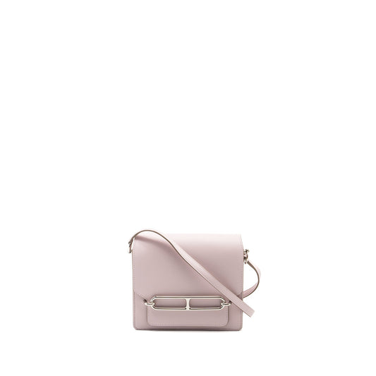Hermes Mini Roulis Evercolor mauve pale SHW stamp B