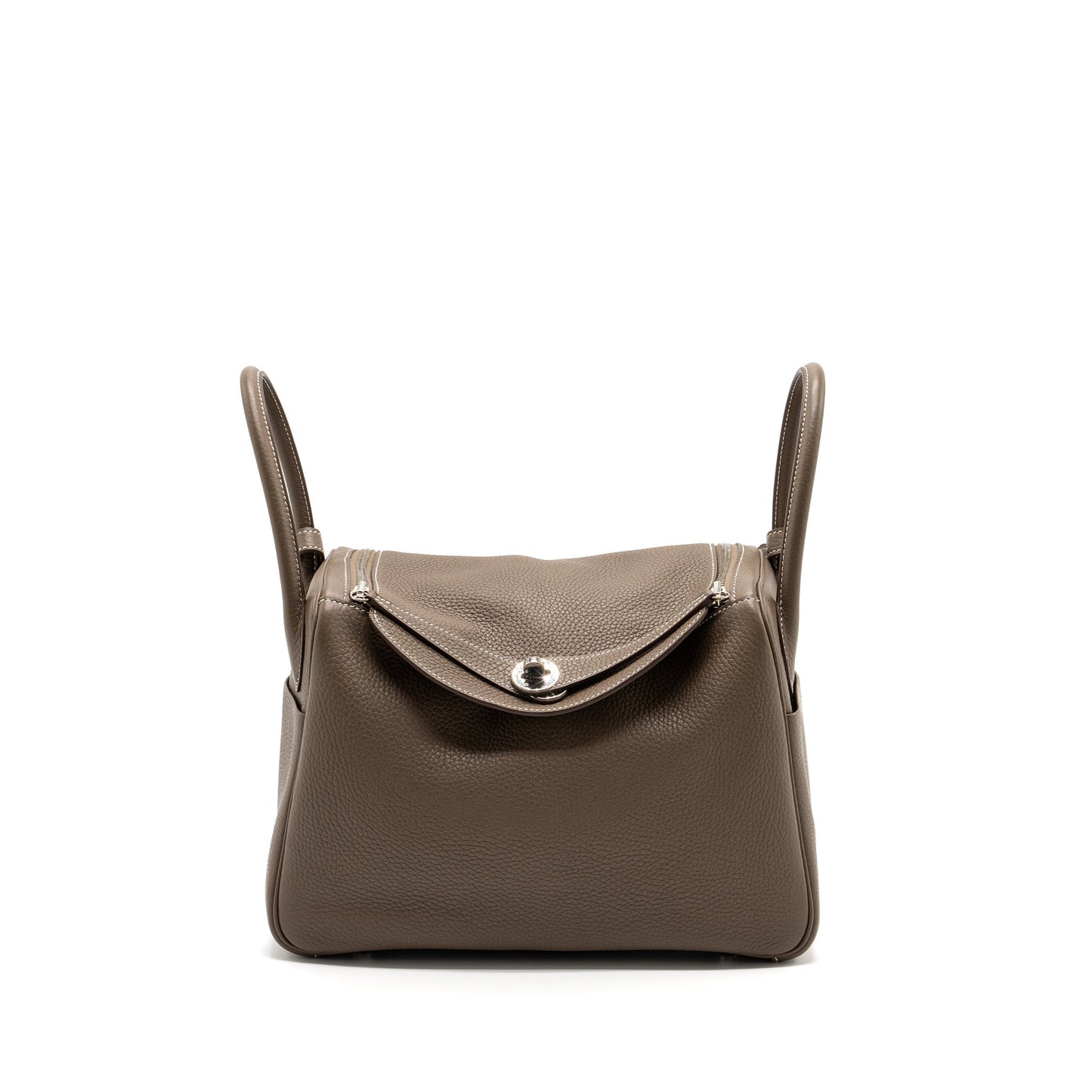 Hermes Lindy 30 Clemence Etoupe SHW Stamp C
