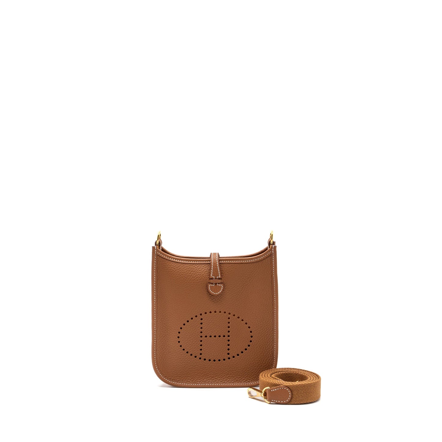 Hermes mini evelyne clemence gold GHW stamp B