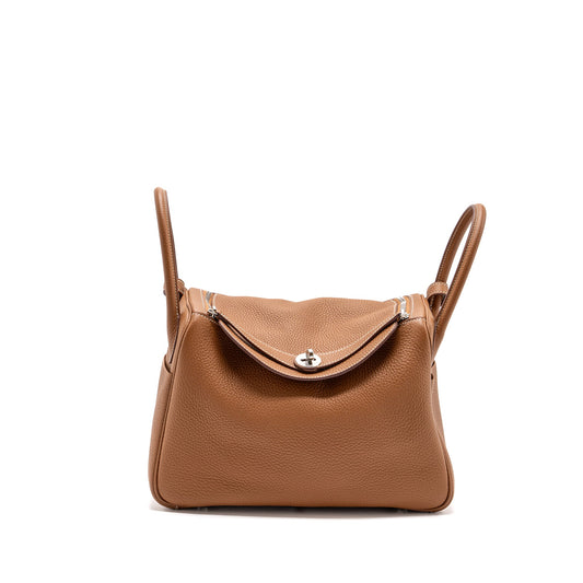Hermes Lindy 30 Clemence Gold SHW Stamp U