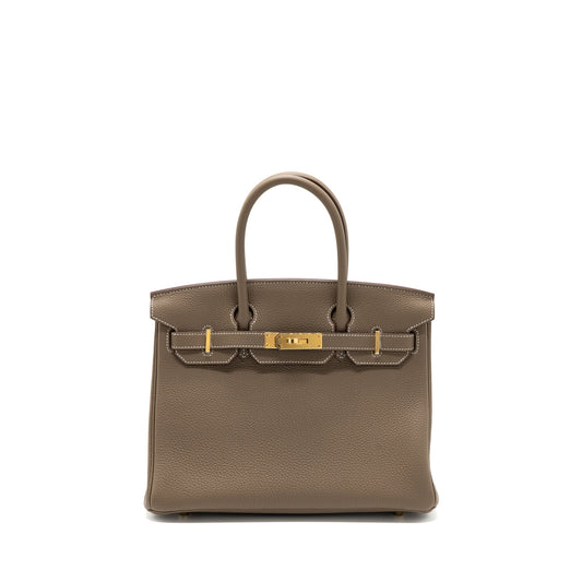 Hermes Birkin 30 Togo Etoupe GHW Stamp B