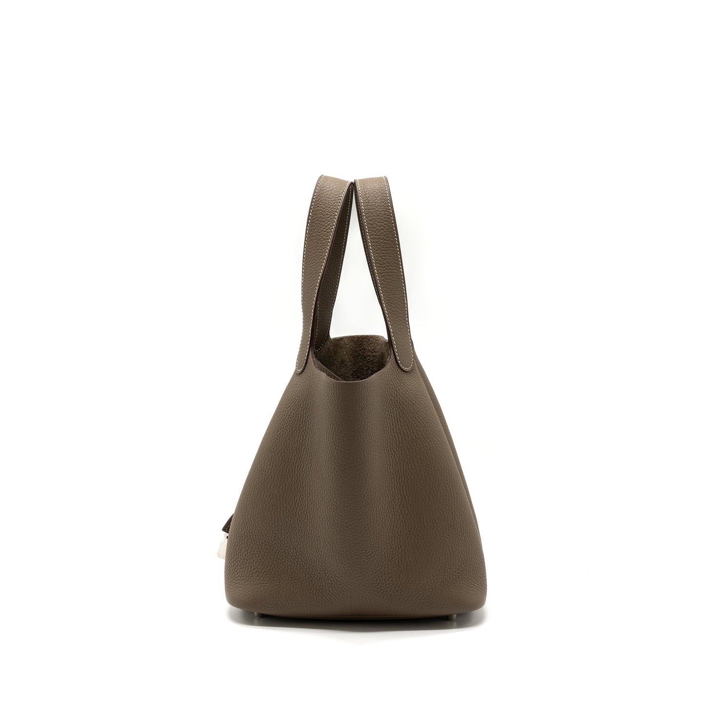 Hermes picotin 22 lock bag clemence etoupe SHW stamp Z