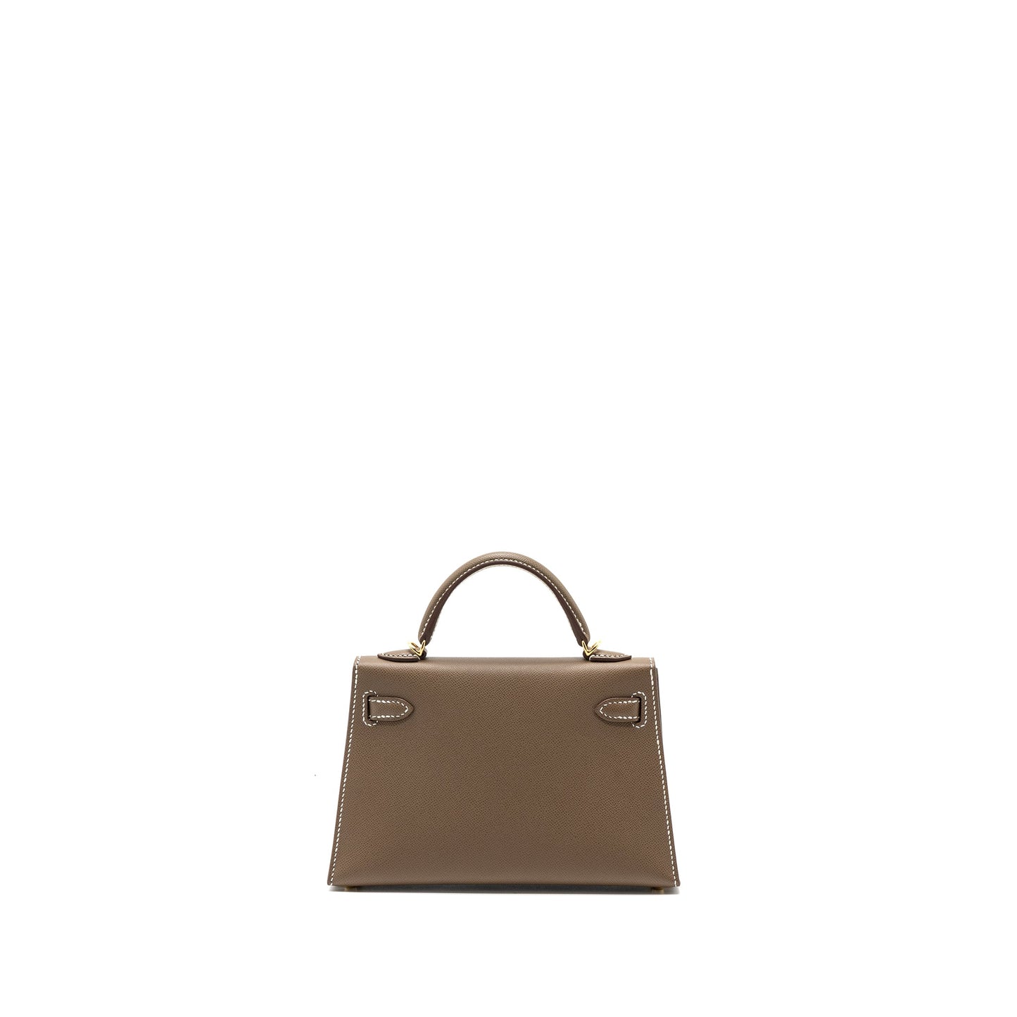 Hermes mini kelly II madame etoupe GHW stamp B