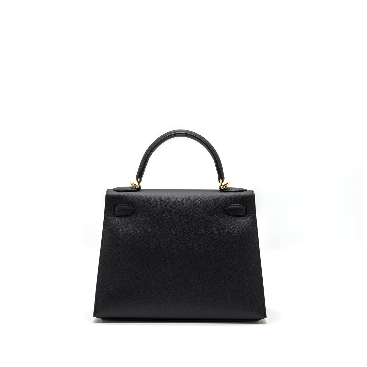 Hermes Kelly 28 Epsom BLACK GHW Stamp D