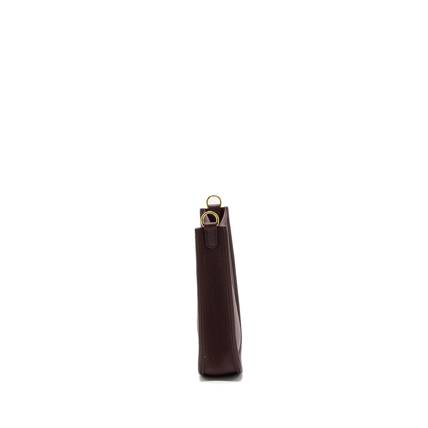 HERMES MINI EVELYN CLEMENCE ROUGE SELLIERE GHW STAMP Z