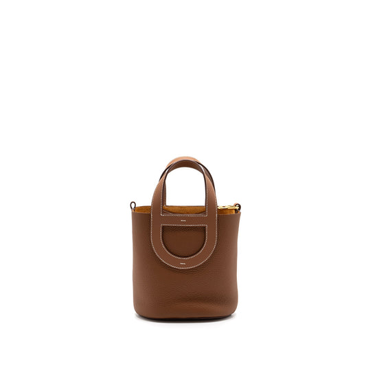 HERMES IN-THE-LOOP 18 Bag CLEMENCE GOLD GHW Stamp U