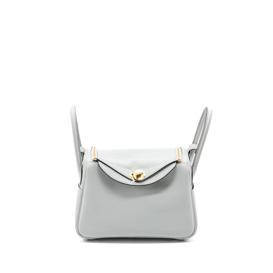 Hermes lindy 26 clemence blue pale GHW stamp B