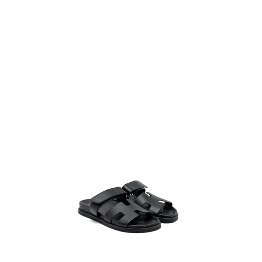 Hermes size 38 Chypre Sandals black